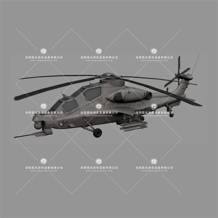 阿坝武装直升机3D模型